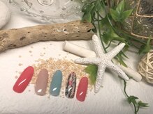 ネイルサロン&スクール ジーナ(GINA)/ワンポイント柄ネイル