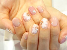 お花ネイル
