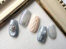 マグネット☆きらきら冬ネイル