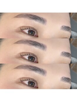 カリノ(carino)/一緒に作るアイブロウパーマ+Wax