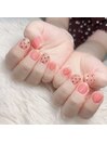 うるつやシアー×ドットネイル♪
