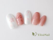 エリクサーネイル 神田(Elixir Nail)/シンプル/クーポン使用
