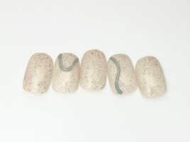 Bコース5200円ショートネイル