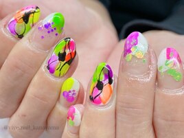 派手カワネイル☆