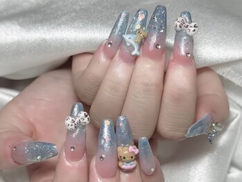 リンネイル 新大久保店(Rin Nail)/#待ち込みデザインOK　#付け放題