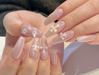 ジェミーネイル シンジュク(Jemiy nail shinjuku)/【Aoi】紫オーロラクロム¥10900