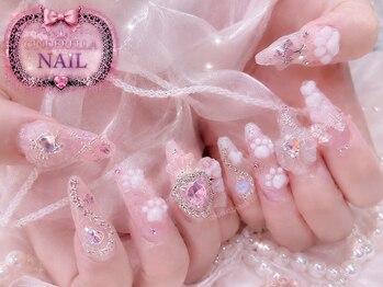 シンデレラネイル(CINDERELLA NAIL)/【スカルプ長さだしネイル】