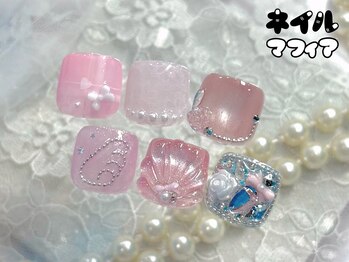 ネイルマフィア 池袋店(NAIL MAFIA)の写真/韓国ワンホンネイル・Y2K・ニュアンス・マグネットなど、トレンドを楽しむなら≪定額ネイル≫がおすすめ◎