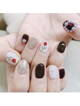 プライズアイリス アイラッシュ 池袋東口店(prize Iris eyelash)/薔薇ネイル【池袋】