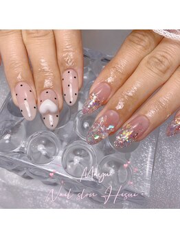 ヒスイ(Hisui)/フレンチガーリーネイル