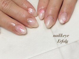 シンプルグラデの桜ネイル！