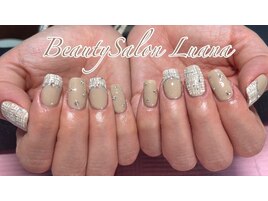 ツイード　ガーリー　ストーン