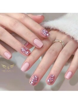 ヘブン ネイル 鶯谷(HEAVEN Nail)/Pink Design Nails