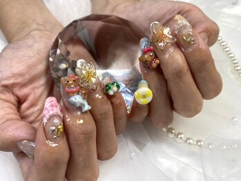 アンジュ(Ange)の写真/■定額¥5500~サンプル100種■[ジェルキャンぺ-ン]100種¥5500/400種¥6000と豊富■ジェル(オフ込)１カラ¥4500