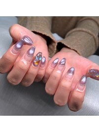 伸びても境目が分かりにくい♪