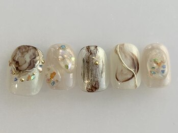 アイネイルズ 池袋店(I-nails)/シェルブラウン
