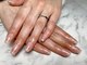 アズネイル(A's NAIL)の写真/シンプルの中に華やかさをプラス！大人女子に寄り添う洗練された指先で毎日を素敵に美しく★