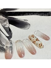 アースコアフュールボーテ 成田店(EARTH coiffure beaute)/上品レオパードネイル
