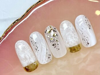 ライト ネイルズ ニシノミヤ(light nails NISHINOMIYA)/ホワイトネイル☆