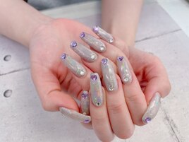 ユニコーンキラキラネイル