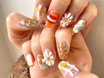 ネイルズヴィナティ(Nails VINATI)の写真/デザイン・色味・バランスのセンス抜群!!他とは一味違うVINATIの立体ネイルをお楽しみください♪