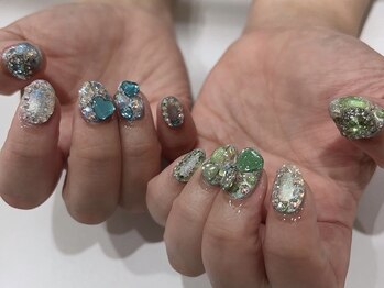 エイト アイラッシュアンドネイル 大宮店(eight)/ゴテゴテギャルネイル◎