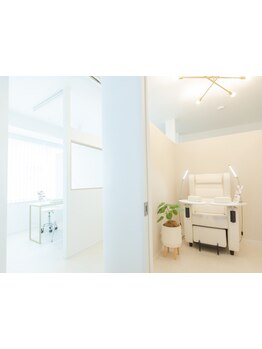 個室があるサロン