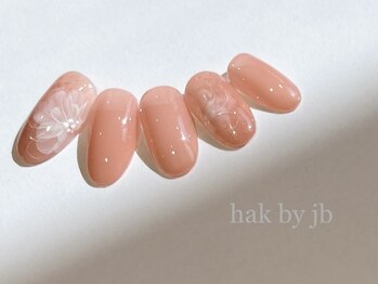 ハク ネイル バイジェービー 稲毛(hak nail byjb)/定額デザイン 9,900