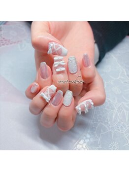 クレアトゥール 華/バレエシューズネイル