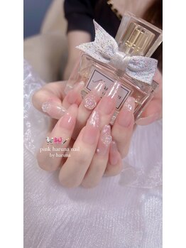 ピンクハルナネイル(pink haruna nail)/ワンホンチークネイル