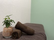 緑を基調とした落ち着いた雰囲気