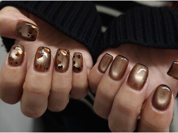 バレンタインネイル