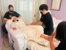 【自分にご褒美、3点同時】足つぼ & ヘッド & ハンド 同時60分