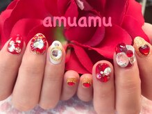 アムアム(amuamu)/ビジューネイル♪