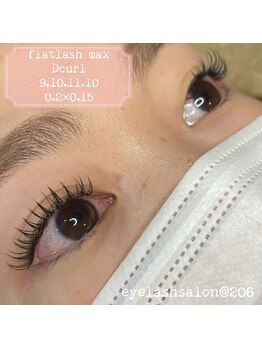 @206 バイ ヘアメイクチョコ(@206 by hair make choco)/フラットラッシュ　つけ放題