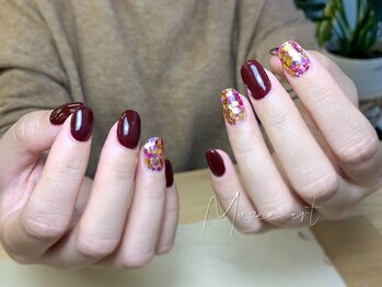 ミュゼアート(musee art)/冬のボルドーワンカラー