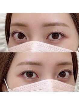 リル 丸の内店(Rill)/平行アーチ眉×立ち上げデザイン