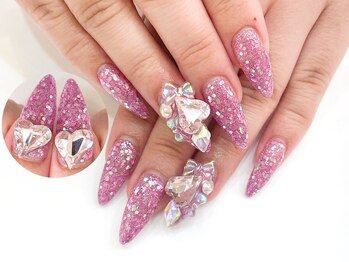 ネイルコレクション ピンク(Nail Collection Pink)/ジェル放題★ストーンパーツ