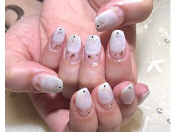 ティアリス(NAIL SALON TIARIS)/個性派ネイル 逆フレンチネイル