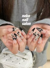 ネコ(Neko)/フレンチ　チェック　ロング