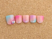 ネイルサロン ブランロール 白金店(Nail Salon Blanl'or)/FOOT　春色グラデ