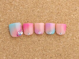 FOOT　春色グラデ