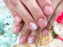 ディーネイル 天王寺(D-nail)/（小山）フラワー×グラデ