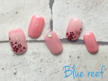 ネイルアンドまつげエクステ ブルーリーフ 四谷三丁目店(Blue Reef)/桜ネイル