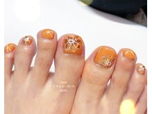 ネイルズ カスミン(nails CASU-MIN)/秋オレンジ