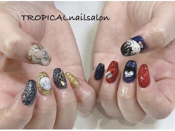 トロピカル(TROPICAL)/キャラクターネイル