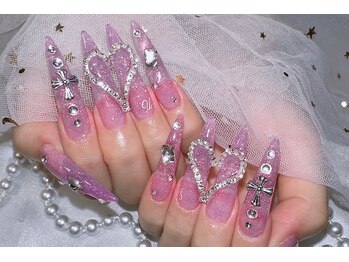 マルチューネイル 池袋(MARUCHU NAIL)/持ち込みデザインパーツ付け放題