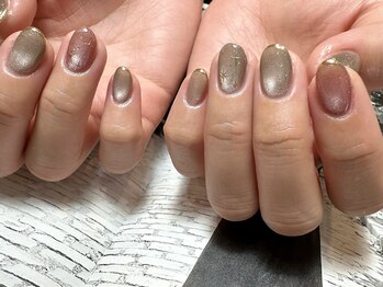 デューネイルスタジオ(dew nail studio)/90min.sample ミラーアート