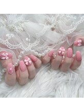 ポミーネイル 池袋店(pomynail)/ピンクリボンネイル