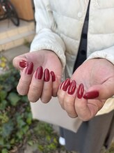 ネイルファブ(NAIL FAV)/ボルドーワンカラー